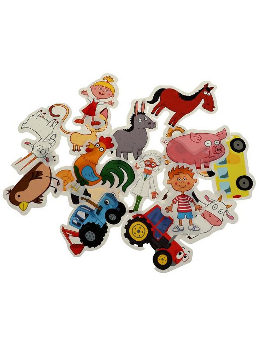 Обложка IQ Липучки из пластика. Синий трактор., издательство Умные игры                                         | купить в книжном магазине Рослит