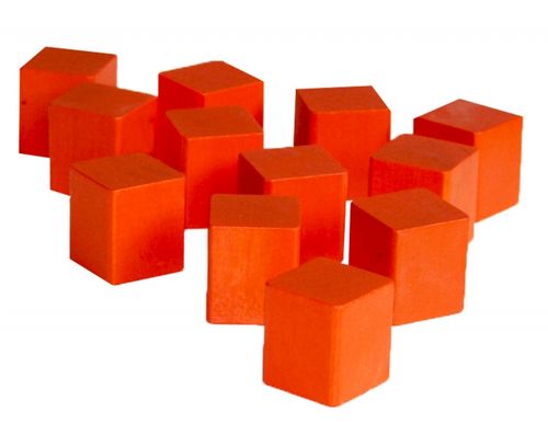 Обложка Счетный материал. Кубики.12 штук, издательство Краснокамская игрушка | купить в книжном магазине Рослит