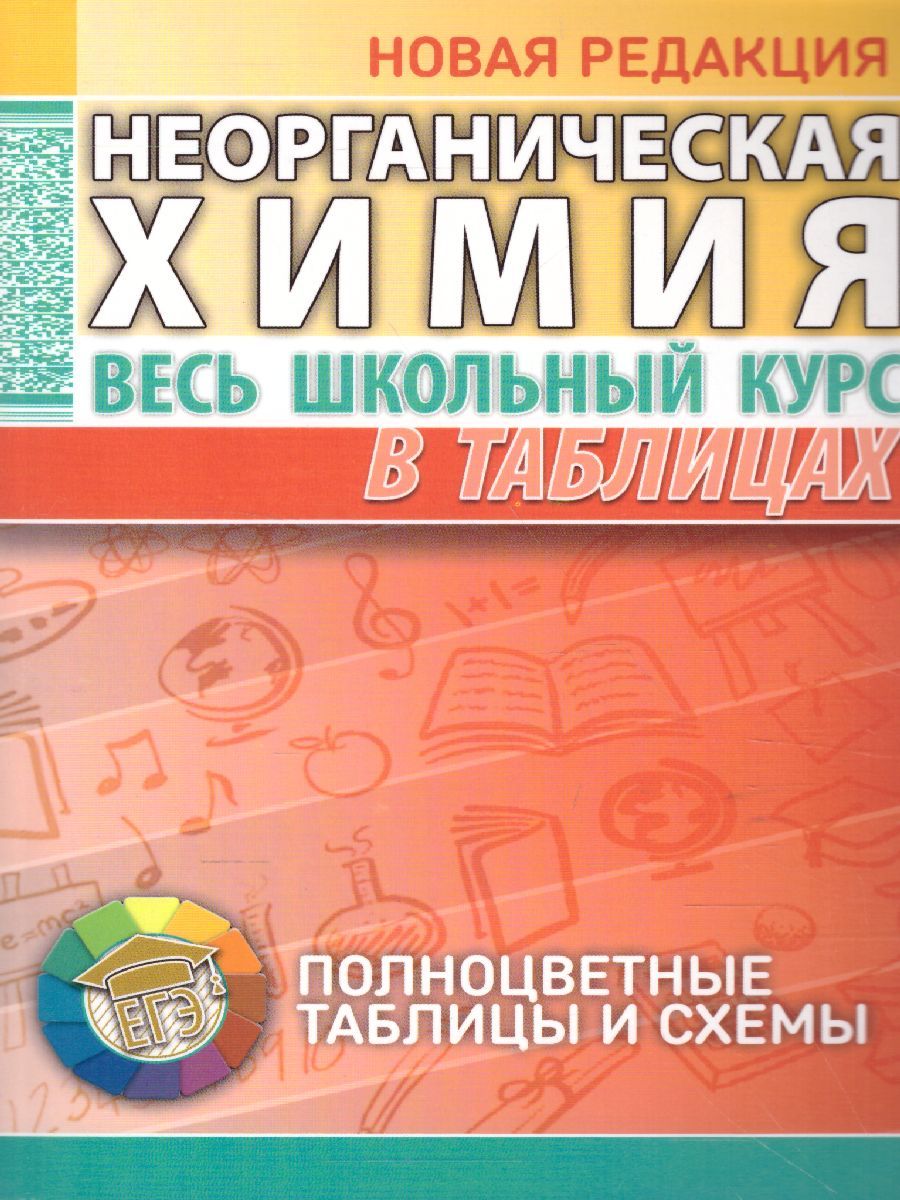 Обложка книги Неорганическая химия. Весь школьный курс в таблицах, Автор Манкевич Н.В., издательство Кузьма                                             | купить в книжном магазине Рослит
