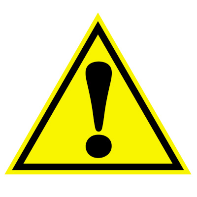 Обложка книги Наклейки Предупреждающий знак. Внимание! (96х95мм)!, Автор ШН-11079, издательство Сфера | купить в книжном магазине Рослит