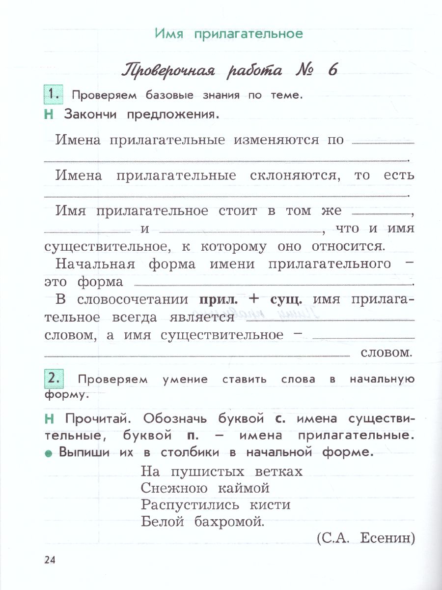 Обложка книги Русский язык 4 класс. Проверочные и контрольные работы. В 2-х вариантах. Вариант 2. ФГОС, Автор Бунеева Е.В., издательство БАЛАСС | купить в книжном магазине Рослит
