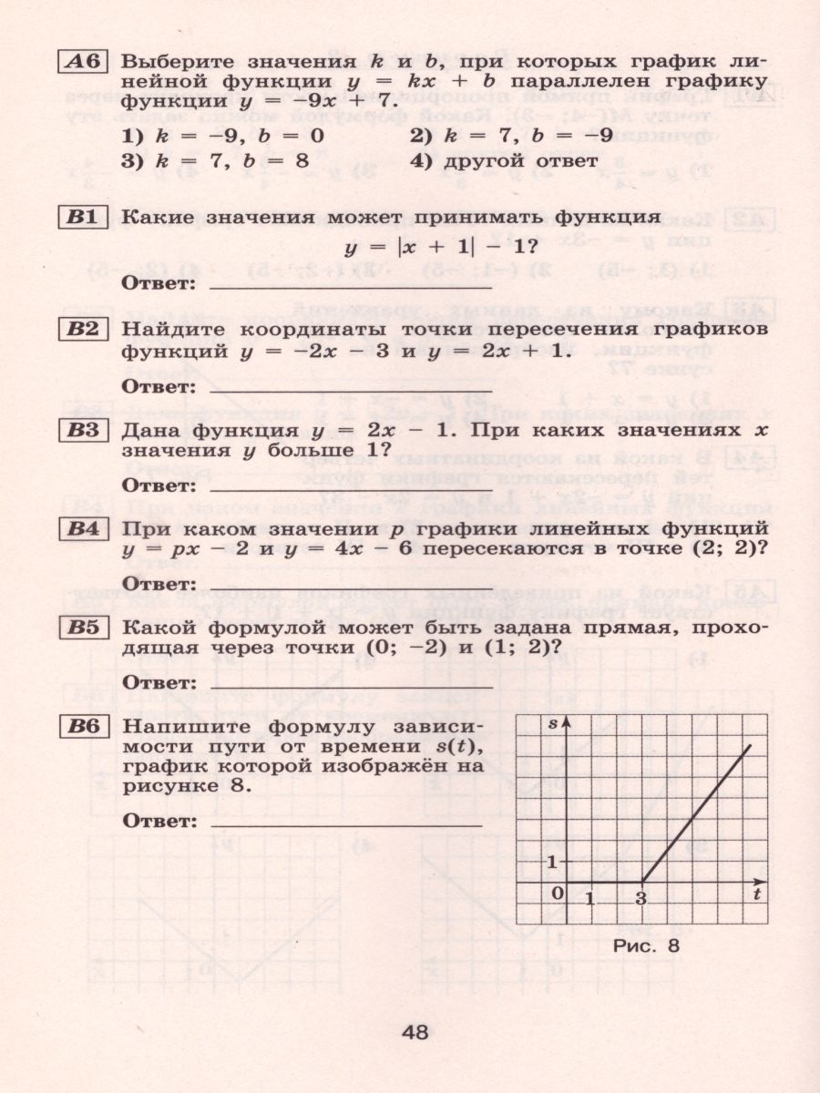 картинка Алгебра 8 класс. Тематические тесты к учебнику С.М. Никольского от магазина Рослит