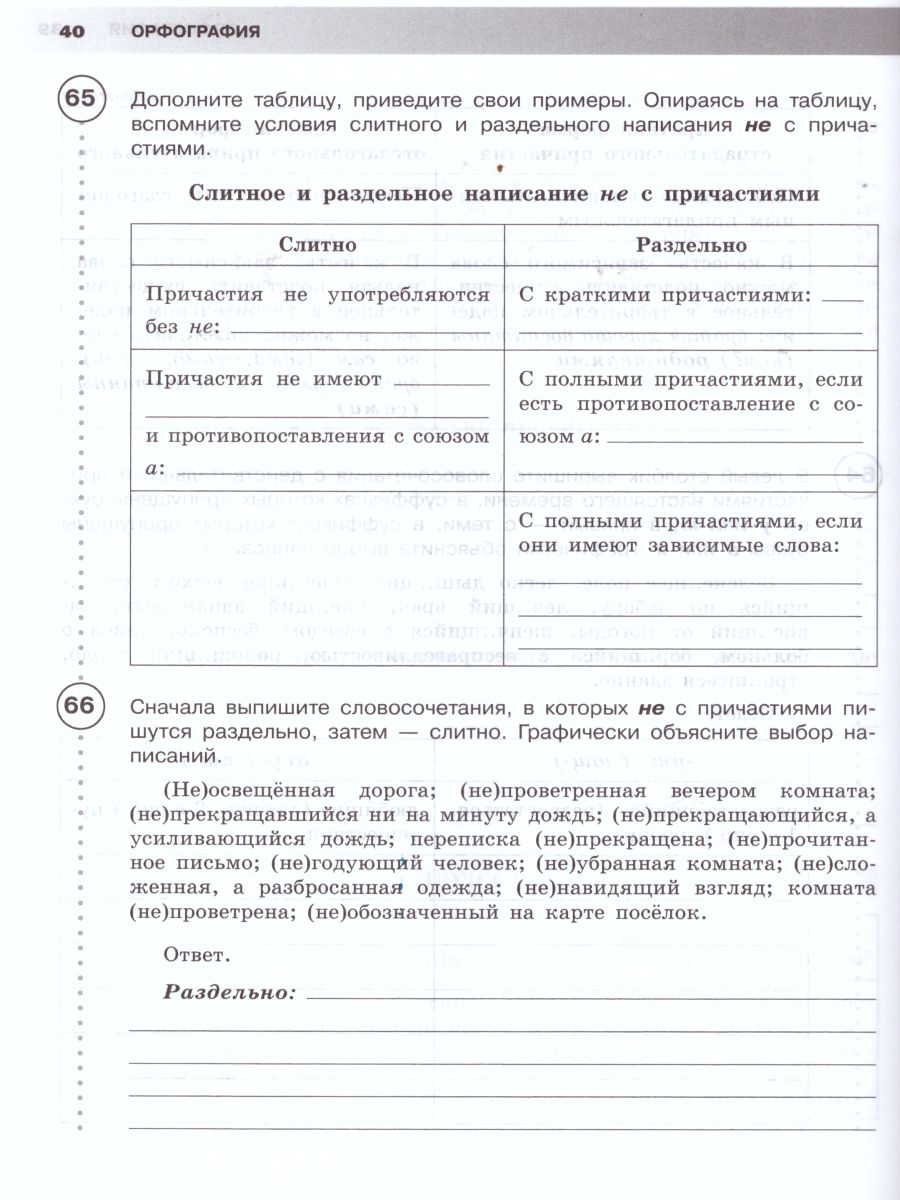 картинка ВПР Русский язык 7 класс. Рабочая тетрадь от магазина Рослит