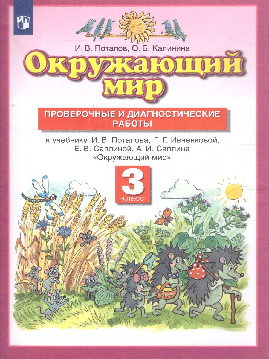 Обложка книги Окружающий мир 3 класс. Проверочные и диагностические работы. ФГОС, Автор Потапов И.В., издательство Просвещение/Союз                                   | купить в книжном магазине Рослит