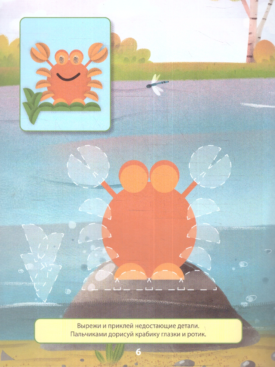 Обложка Книжка с апликацией и раскраской для дома и детского сада, издательство Феникс+                                            | купить в книжном магазине Рослит