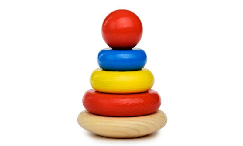 Обложка Пирамидка 5 деталей. Основные цвета., издательство Томик | купить в книжном магазине Рослит