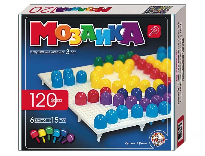 Обложка Мозаика d10/6 цв/120 эл/1 поле, издательство Десятое королевство | купить в книжном магазине Рослит