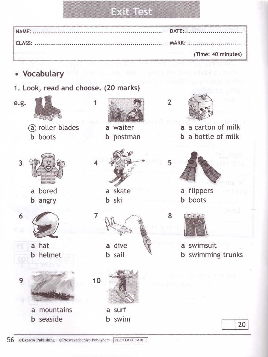 Обложка книги Английский в фокусе 4 класс. Spotlight. Контрольные задания. ФГОС, Автор Быкова Н.И. Дули Д. Поспелова М.Д., издательство Просвещение | купить в книжном магазине Рослит