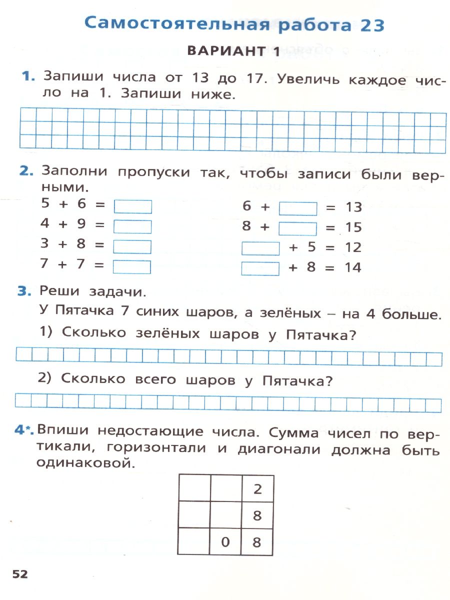 Обложка книги Самостоятельные и контрольные работы по Математике 1 класс. К УМК Моро, Автор Ситникова Т.Н., издательство Вако | купить в книжном магазине Рослит