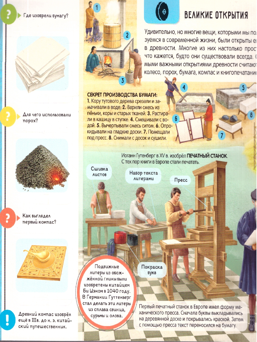 Обложка Древний мир. Энциклопедия открытий, издательство Маламалама                                         | купить в книжном магазине Рослит